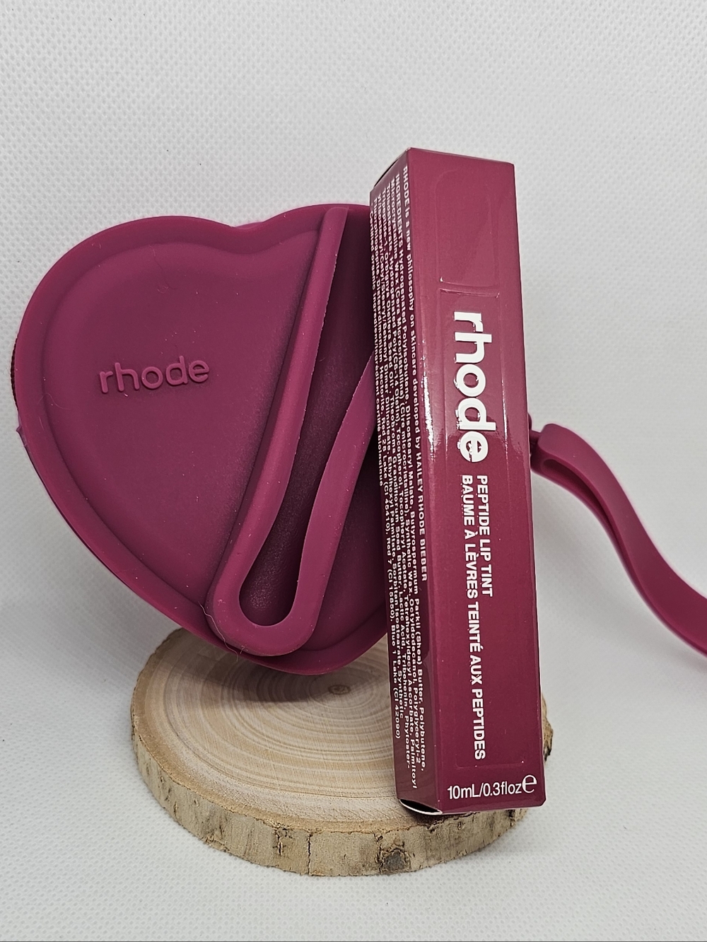 RHODE Lip Tint in Raspberry Jelly & Wristlet